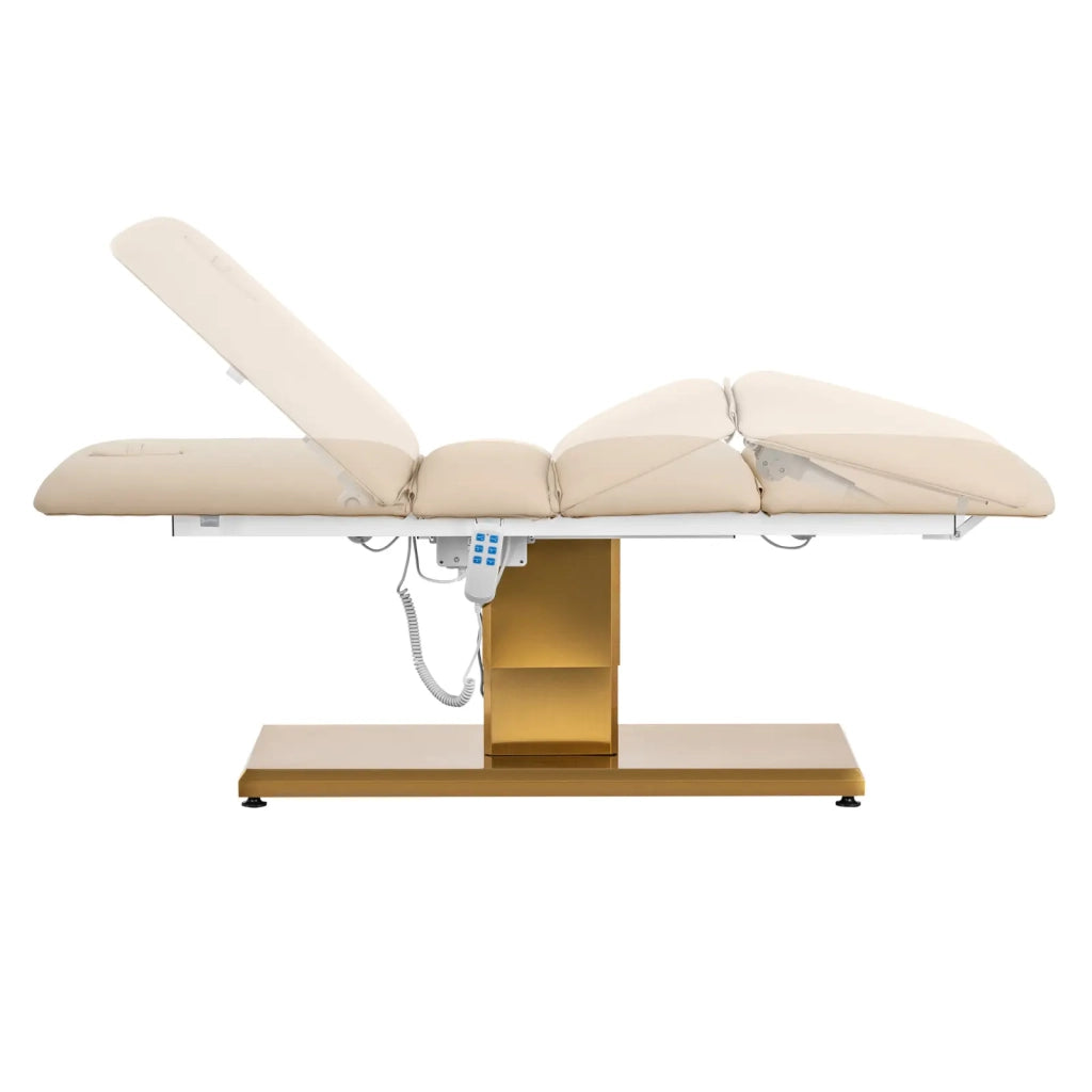 Poltrona estetica 300 watt 150 kg 190 x 65 x 60 cm beige oro 14_0008996