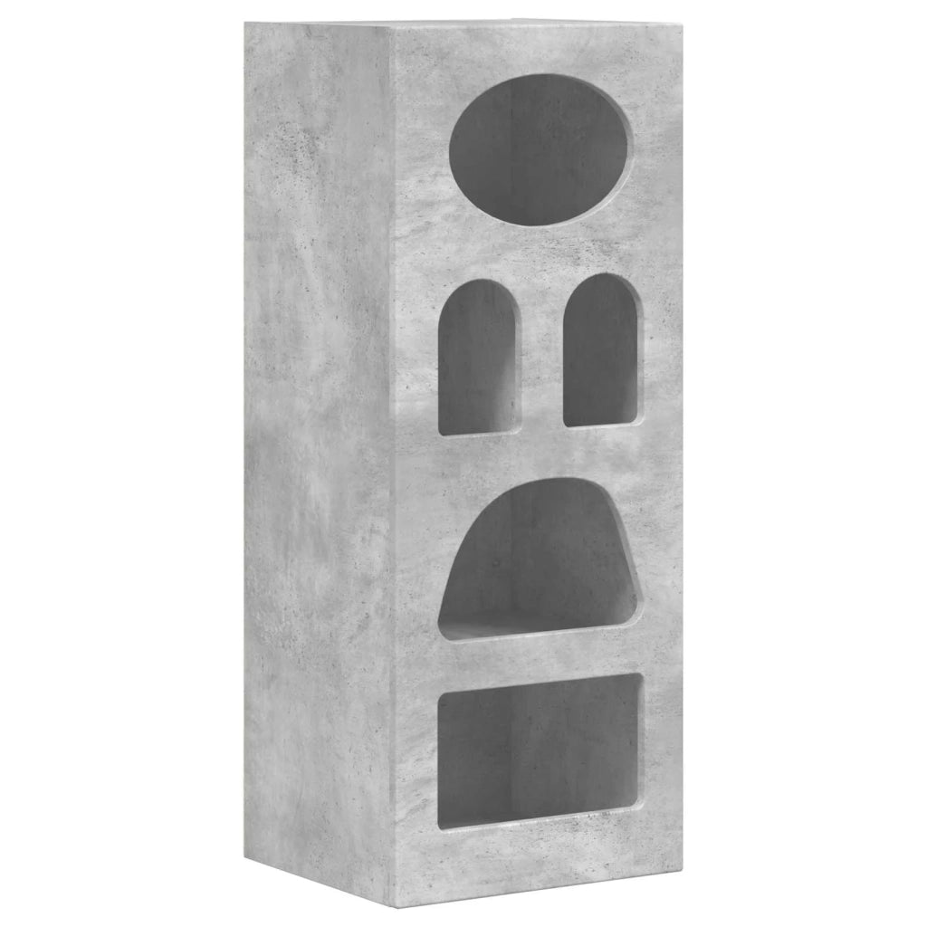 Credenza | Madia | Buffet da pranzo | Armadio da pranzo Grigio cemento 40 x 35 x 100,5 cm Legno multistrato