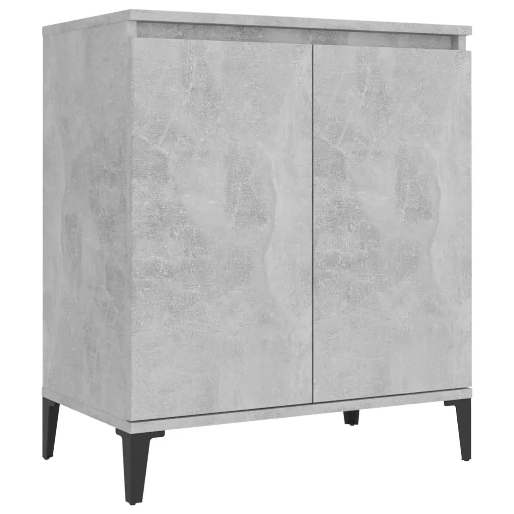 Credenza-Buffet-Armadio da cucina Grigio Cemento 60x35x70 cm in Legno Multistrato 476425