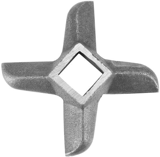 Macchina per affettare carne in acciaio inossidabile - sostitutiva - affettatrice - design a croce - adatta per carne - 5 tipi diversi di lame - macchina per affettare carne