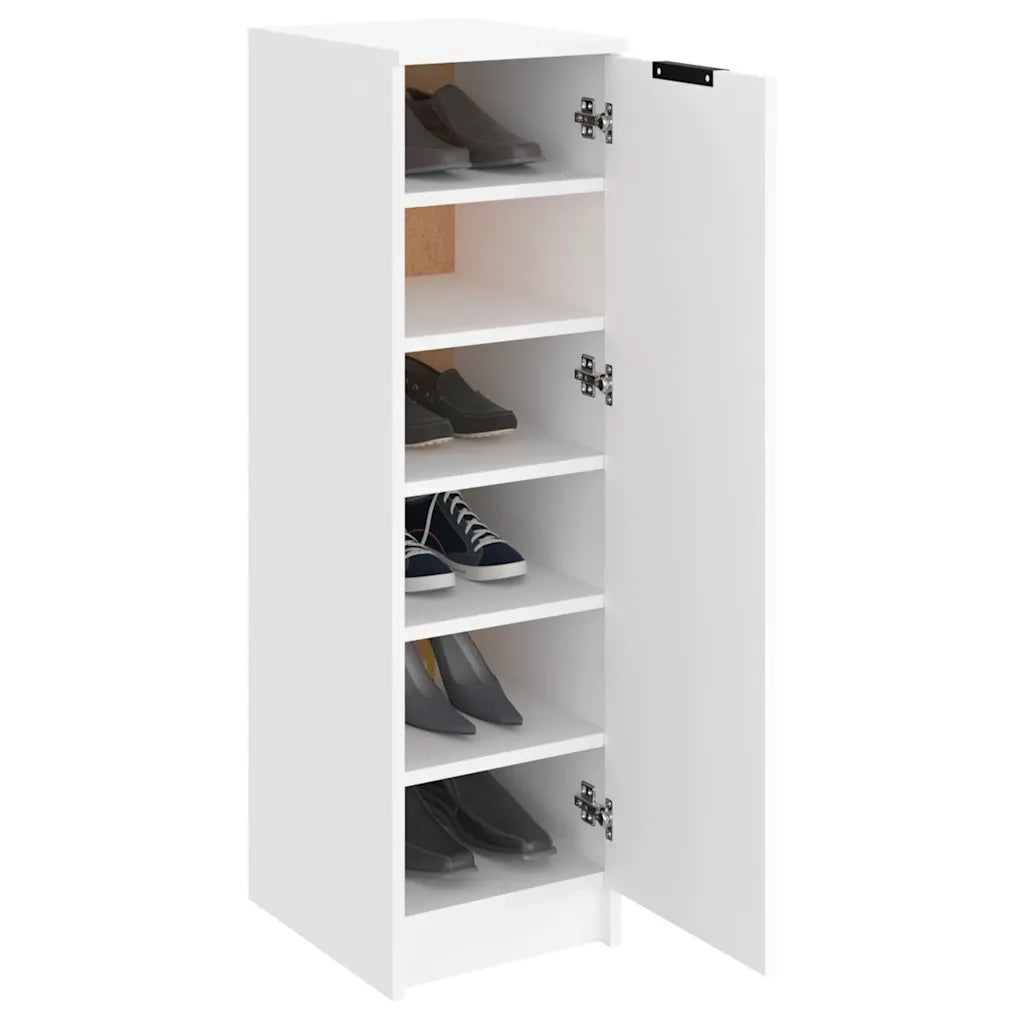 Scarpiera Bianca 30x35x100 cm in Legno Multistrato cod mxl 62635