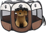 Casa per Cani Opvoucabile - Tenda per Cani Portatile - Sicura per Interno/Esterno - Tenda per Addestramento - Materiale Durevole 600D Oxford - 26,77 x 17 cm - Casa per Animali