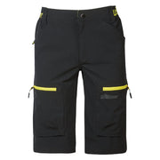 Bermuda da lavoro black carbon 86% nylon