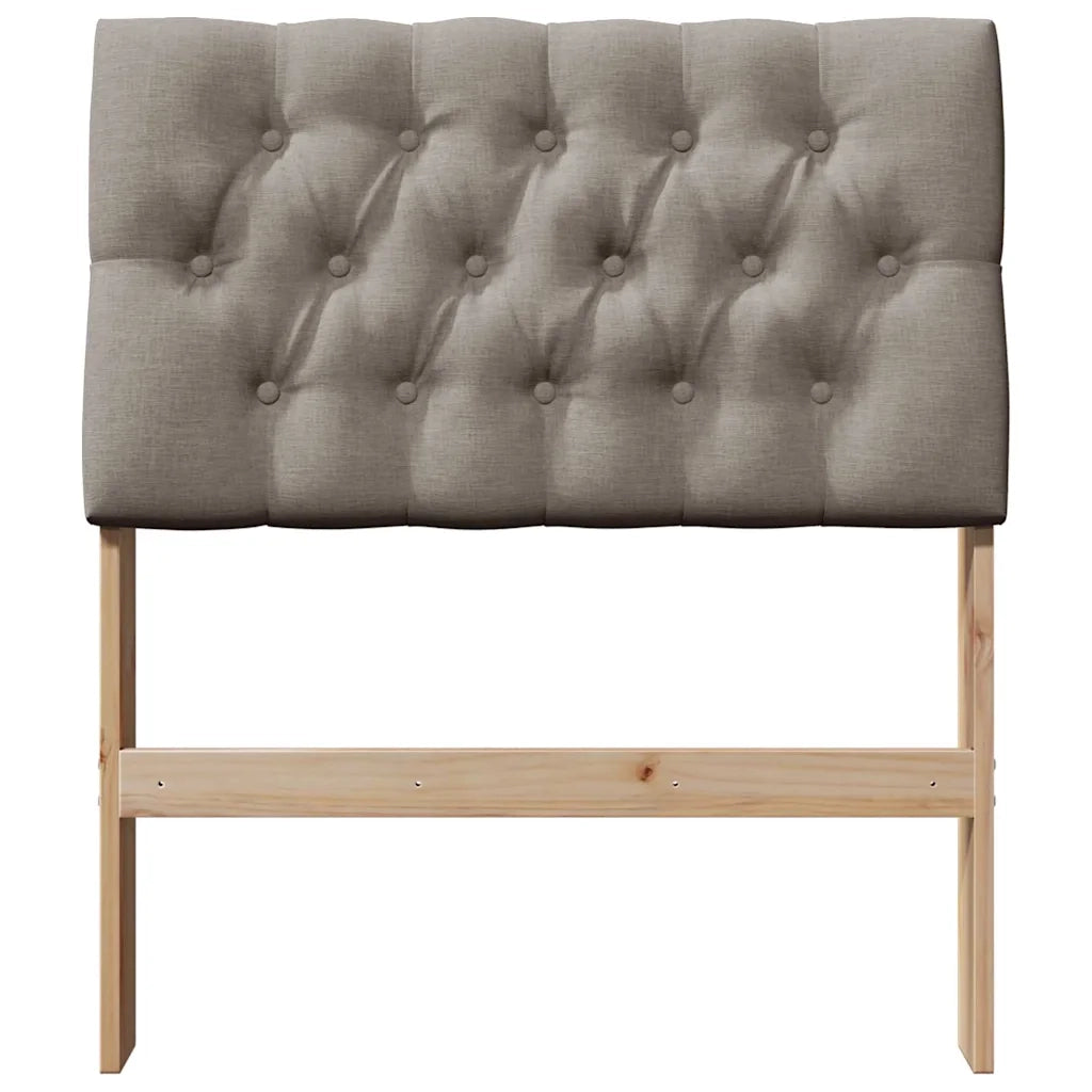 Testiera imbottita Talpa 75 cm Pino massello 879372
