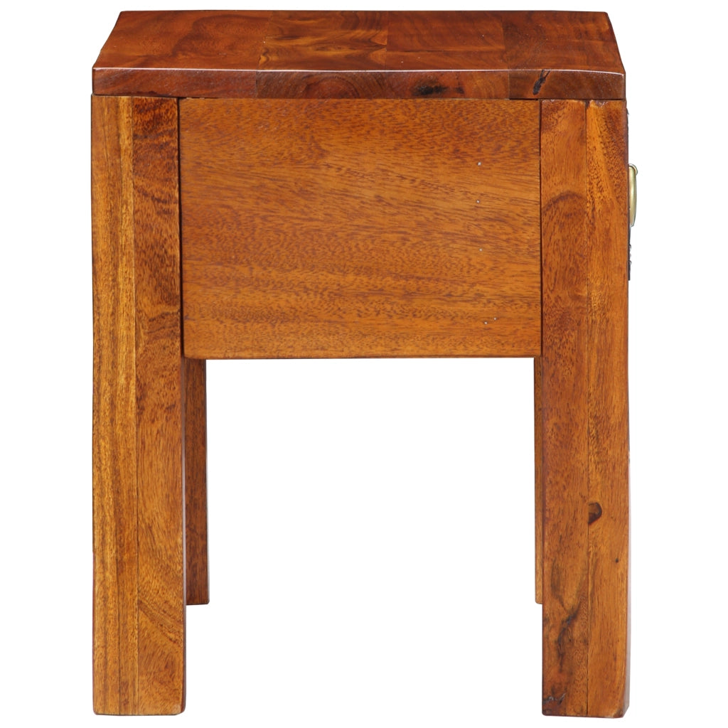 Tavolino  40x30x36 cm in Legno Massello di Acacia