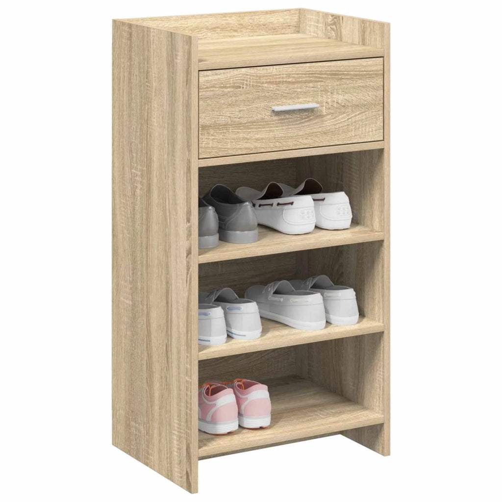Mobile per scarpe con cassetto Rovere Sonoma 48 x 36 x 92 cm 8011349