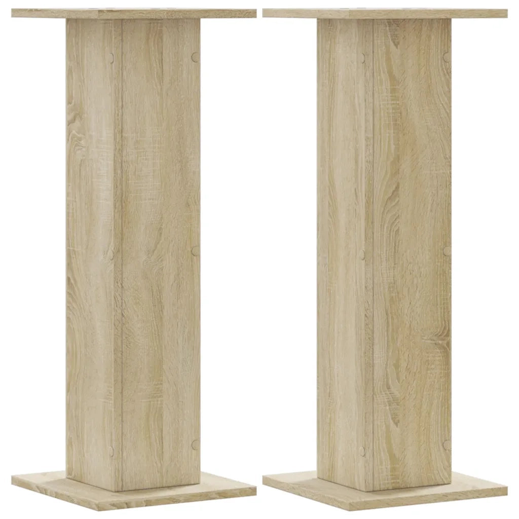 Supporti Altoparlanti 2 pz Rovere 30x30x80 cm in Multistrato CFW5080253