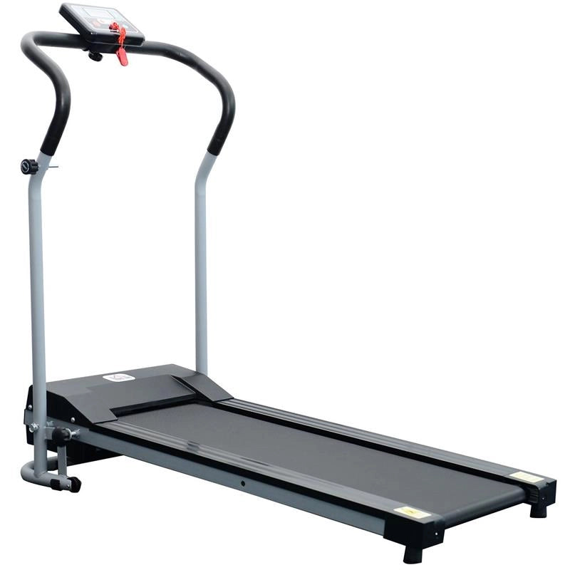 TAPIS ROULANT ELETTRICO E PIEGHEVOLE CON SCHERMO LCD MOTORE 500W VELOCITÀ 10KM/H