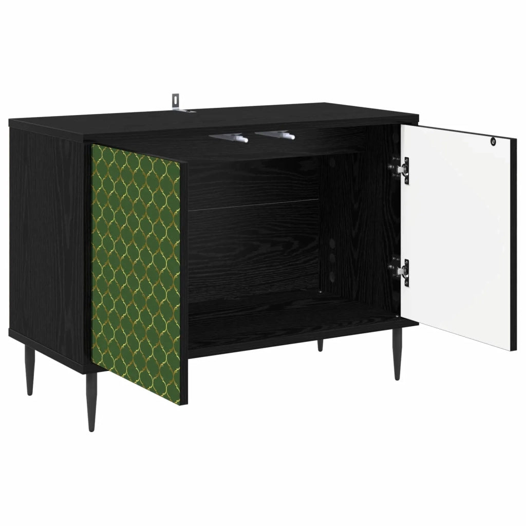 Mobile TV GELEEN 69 x 33 x 50,5 cm Rovere Nero 8007011