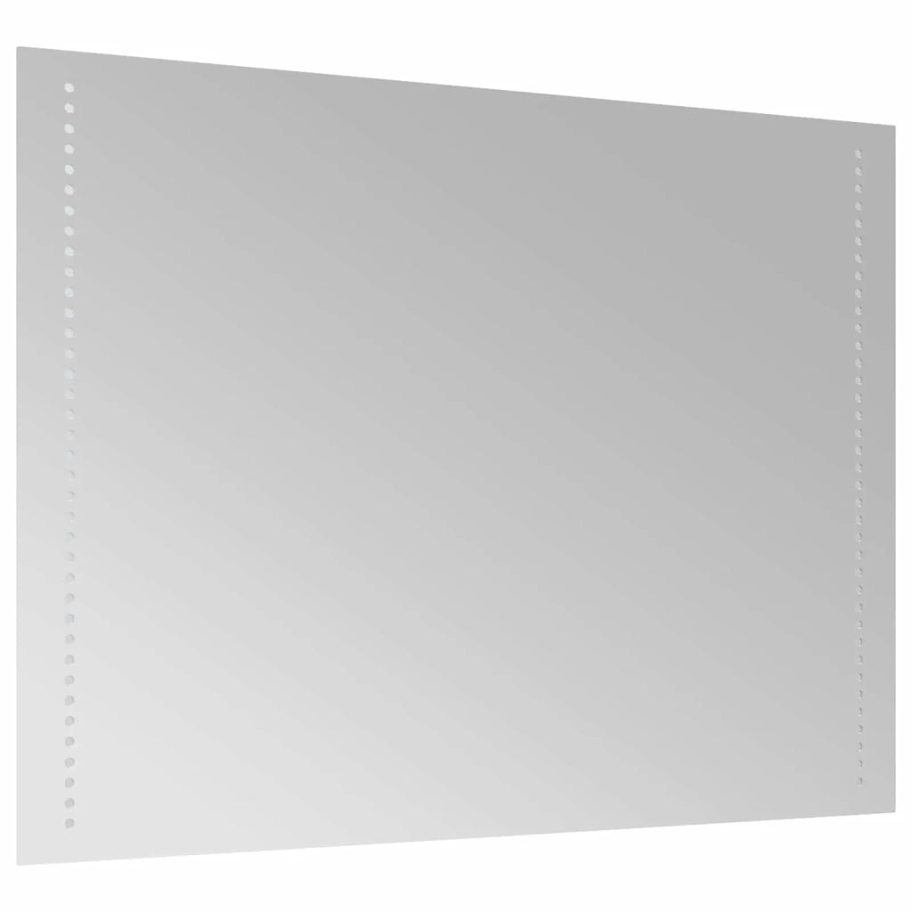 Specchio da bagno LED Trasparente 60 x 80 cm vetro temperato 42045780