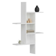 Drena, Mensola 4 Ripiani, 68x20x113h cm Bianco