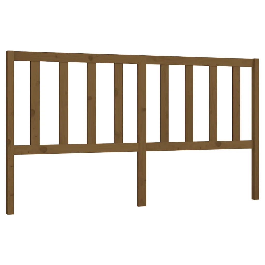Testiera | Testata per Letto Ambra 206x4x100 cm in Legno Massello di Pino