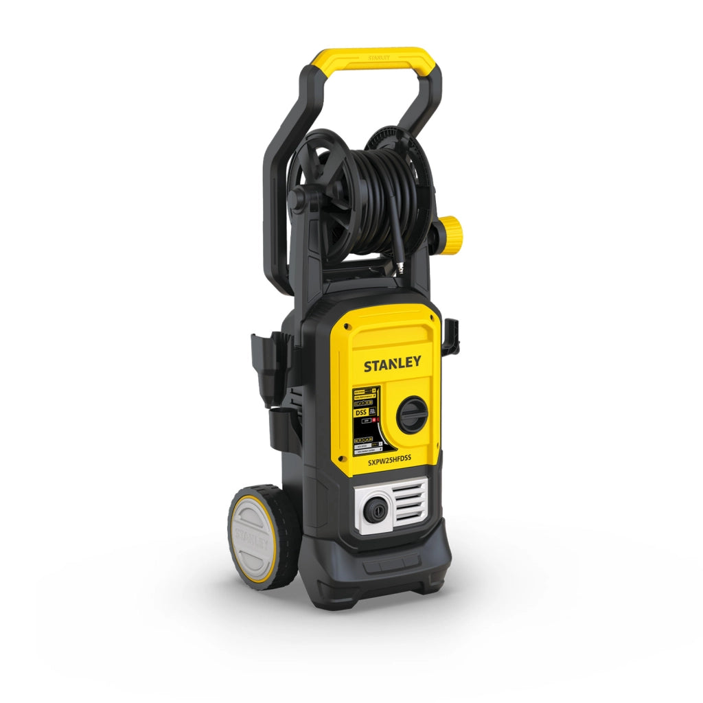 Stanley Idropulitrice SXPW25HFDSS ad Alta Pressione, con Doppia Velocità, per Auto ed Esterni Casa, con Manico Pieghevole (170 bar, 500 l/h, 2500 W) Modello 2026