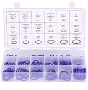 Set di O-ring per drenaggio 270 pezzi - Multifunzionale - Disco di supporto in gomma verde/blu - Adatto per autovetture - Codice prodotto: 270 pezzi - Modello:  - Tecnica:  - Materiale: Gomma verde/blu