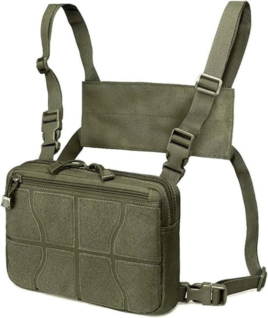 Kit da Riconoscimento Tattico - Borsa con Molle e Sacchetto EDC - Borsa Multifunzionale per Esterno