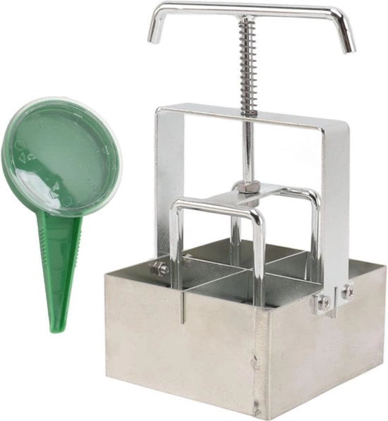 Fabbricatore di Blocchi di Suolo da 5 cm - Strumenti per la Creazione e la Decorazione del Suolo di Giardino.