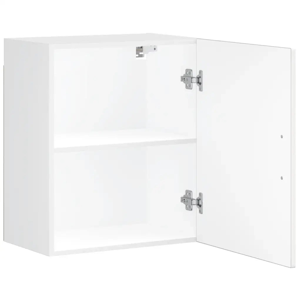 vidaXL Pensili da Cucina 2 pz Porto Bianco in Legno Multistrato