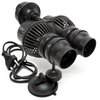 JVP-202AB Pompa di movimento doppia per acquari 12000l/h 24W con supporto a magnete