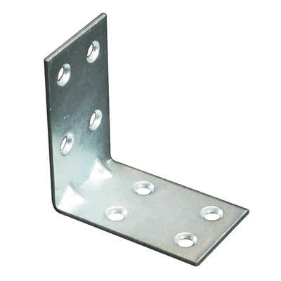 GIUNZIONE 8 FORI ANGOLARE - ZINCATA S.MM 2,0 CF=PZ 50 CM 10X10X3- 1 confezioni