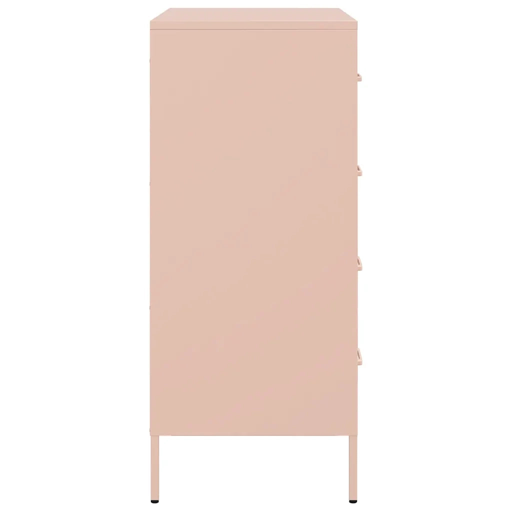 Credenza-Buffet-Armadio da cucina Rosa 68x39x89 cm in Acciaio