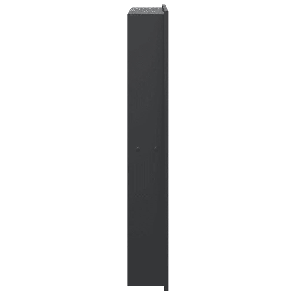 Nicchia per Doccia Nero Opaco 32x62x9cm in Acciaio Inox CFW7796087