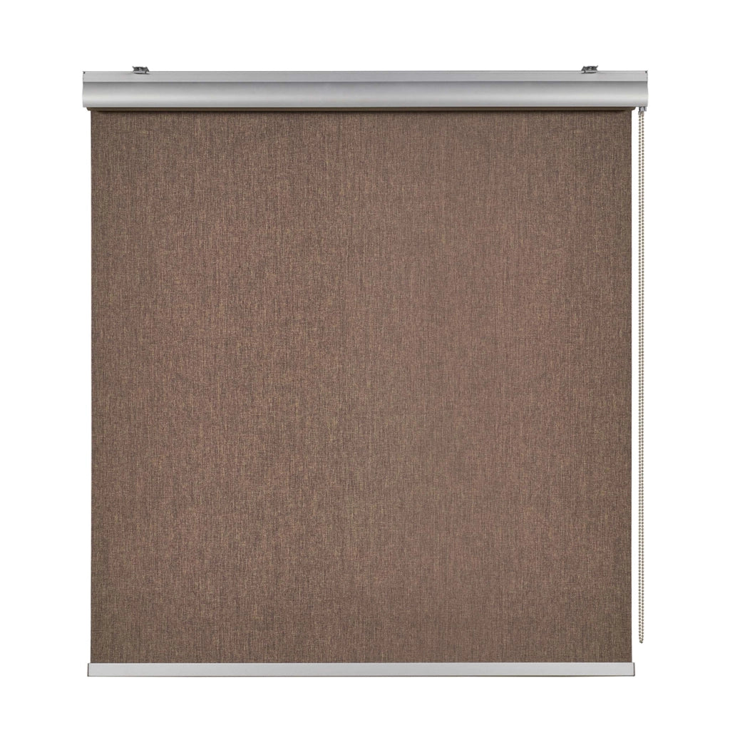 Tenda a rullo oscurante con Finiture Premium Marrone 100x250 cm