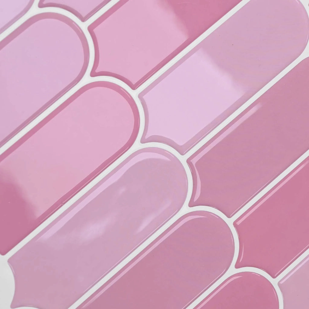 Piastrella Piuma 50 pcs Rosa 30 x 30 cm Poliuretano e PET