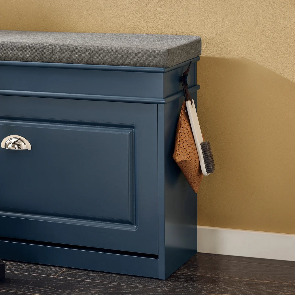 Scarpiera salvaspazio Slim, portascarpe salvaspazio Regolabili Blu L75*P24*A52 cm FSR82-L-B