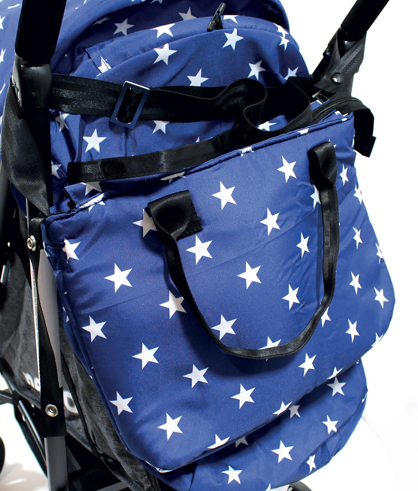 Passeggino Leggero per Bambini Pieghevole con Borsa Nemo Blu con Stelle