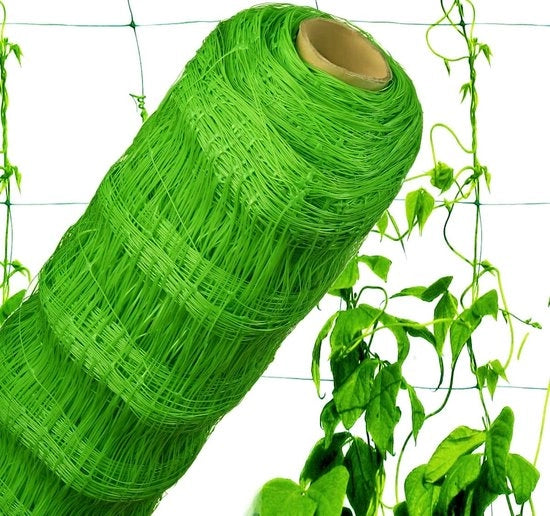 Clip per piante per pomodori, rose, cetrioli e altre piante rampicanti, Griglia per piante 1,70m x 20m