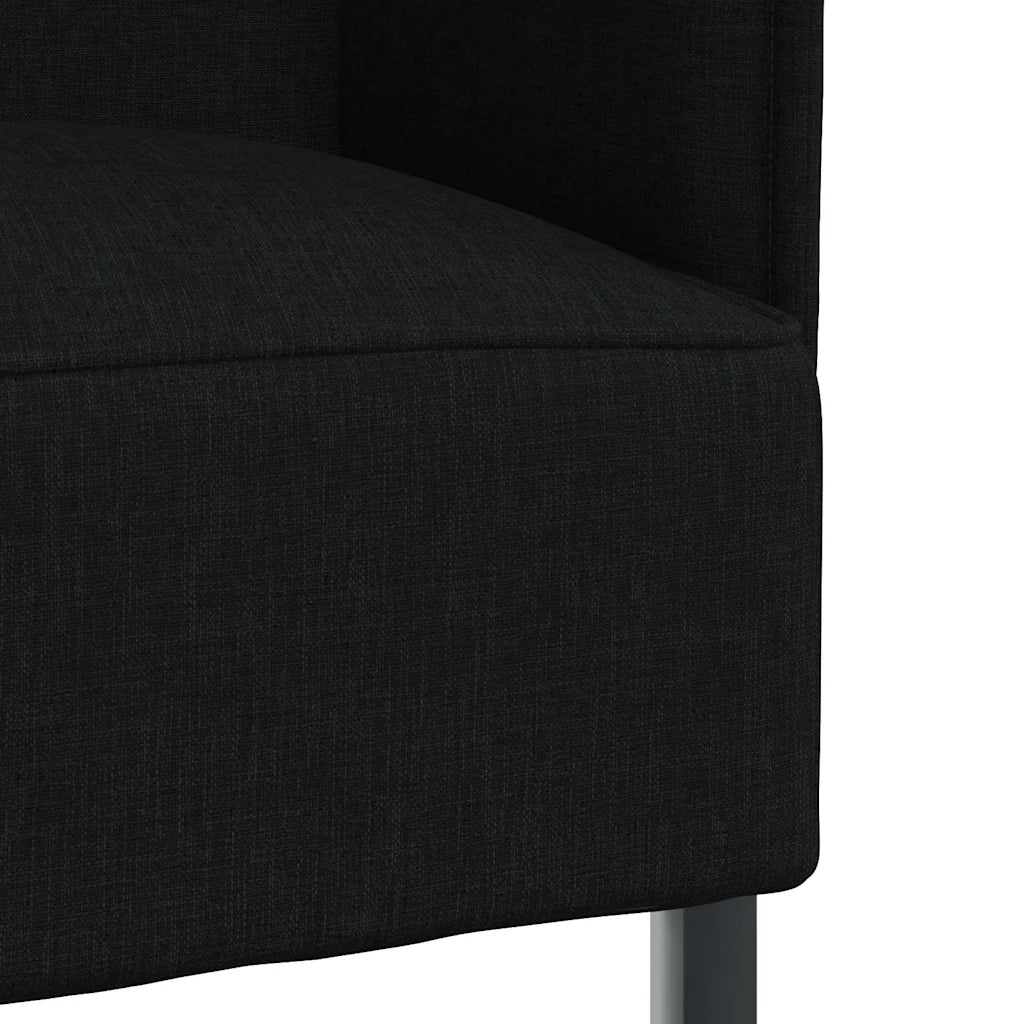 Divano alto 101cm Nero Tessuto 42010834