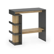 Vicco tavolo bar alto Antracite/quercia dorata 108 x 50 cm