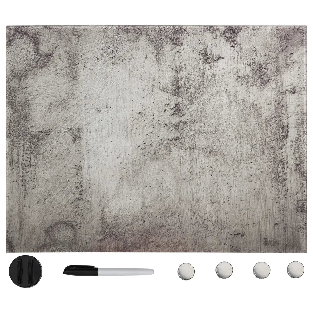 Lavagna Magnetica a Parete in Vetro 80x60 cm cod mxl 67740