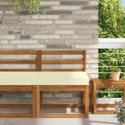 Cuscino per divano da esterno Crema 60 x 60 x 8 cm Poliestere