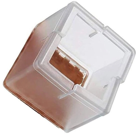 Sedile a protezione di gambe in silicone trasparente - prevenzione di graffi - grande - protezione per pavimenti - proteggi i tuoi mobili - compatibile con 39-41mm