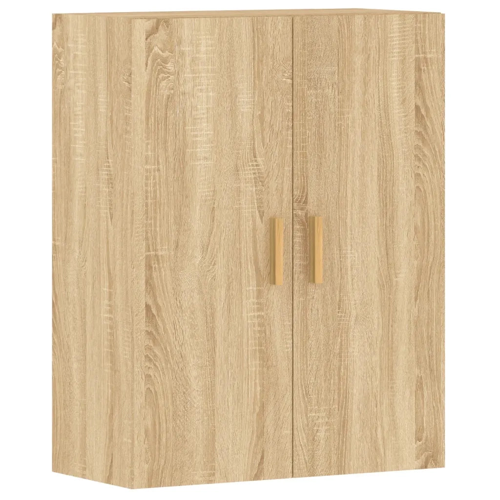 Armadietti a Parete 2 pz Rovere Sonoma in Legno Multistrato 3197875