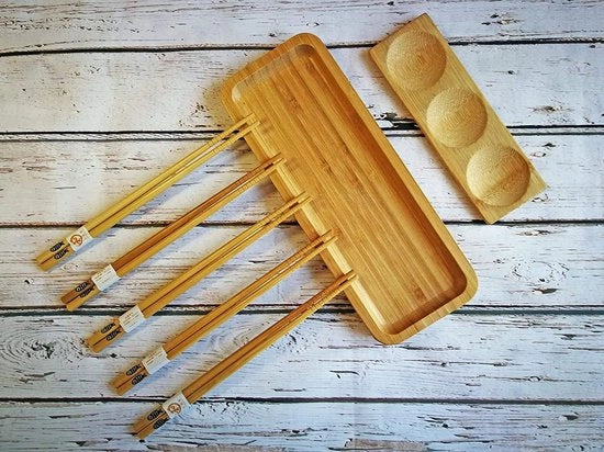 Kit per Preparazione di Sushi 11 pezzi - Set di Inizio Perfetto per Casa