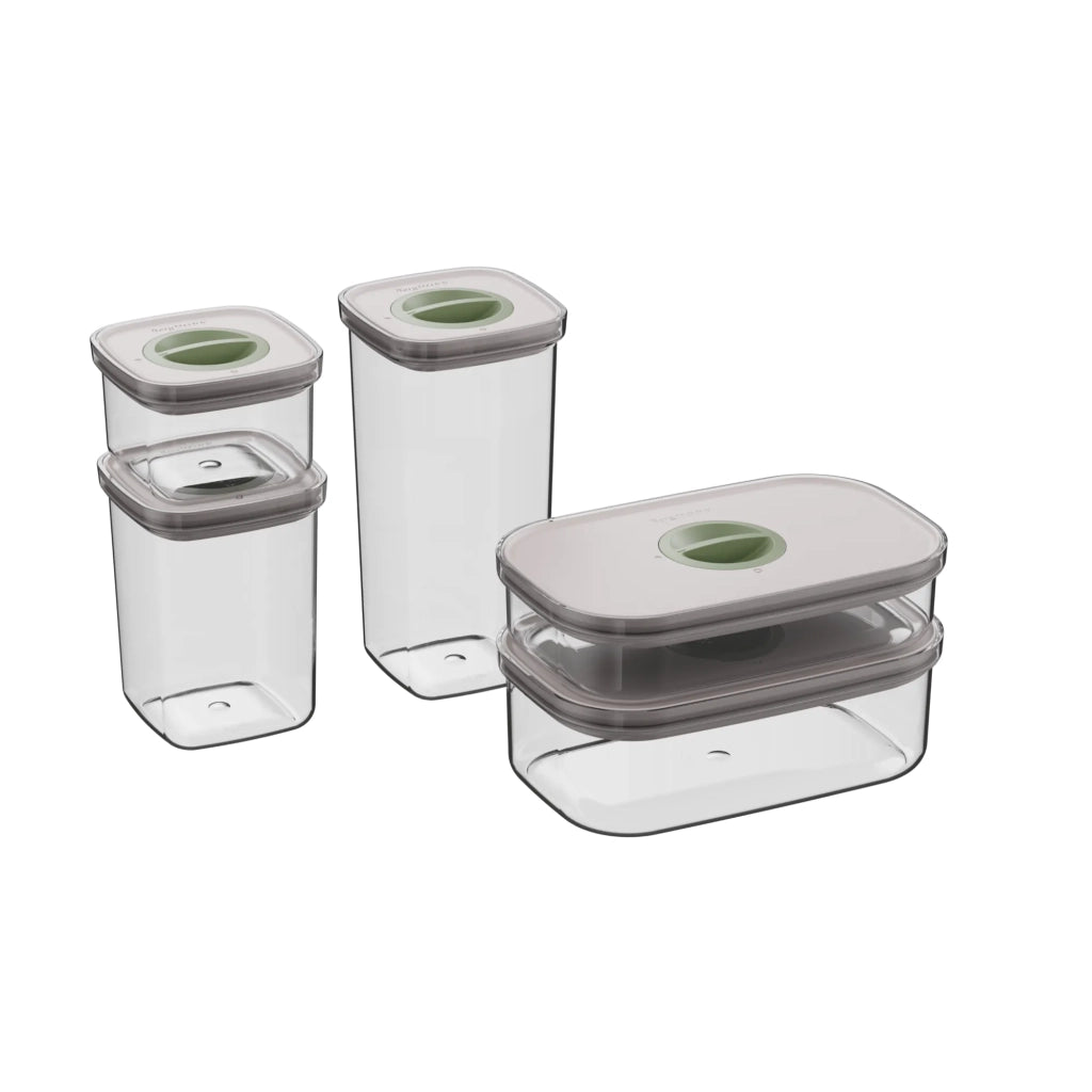 Set 5 pz contenitore a chiusura intelligente s+r