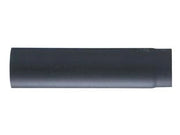 TUBO PORCELLANATO PESANTE PER STUFE A LEGNA NERO OPACO  ø cm.12x25, mm.1,2    SAVE