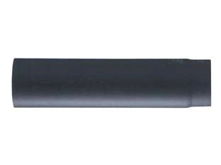 TUBO PORCELLANATO PESANTE PER STUFE A LEGNA NERO OPACO  ø cm.12x25, mm.1,2    SAVE