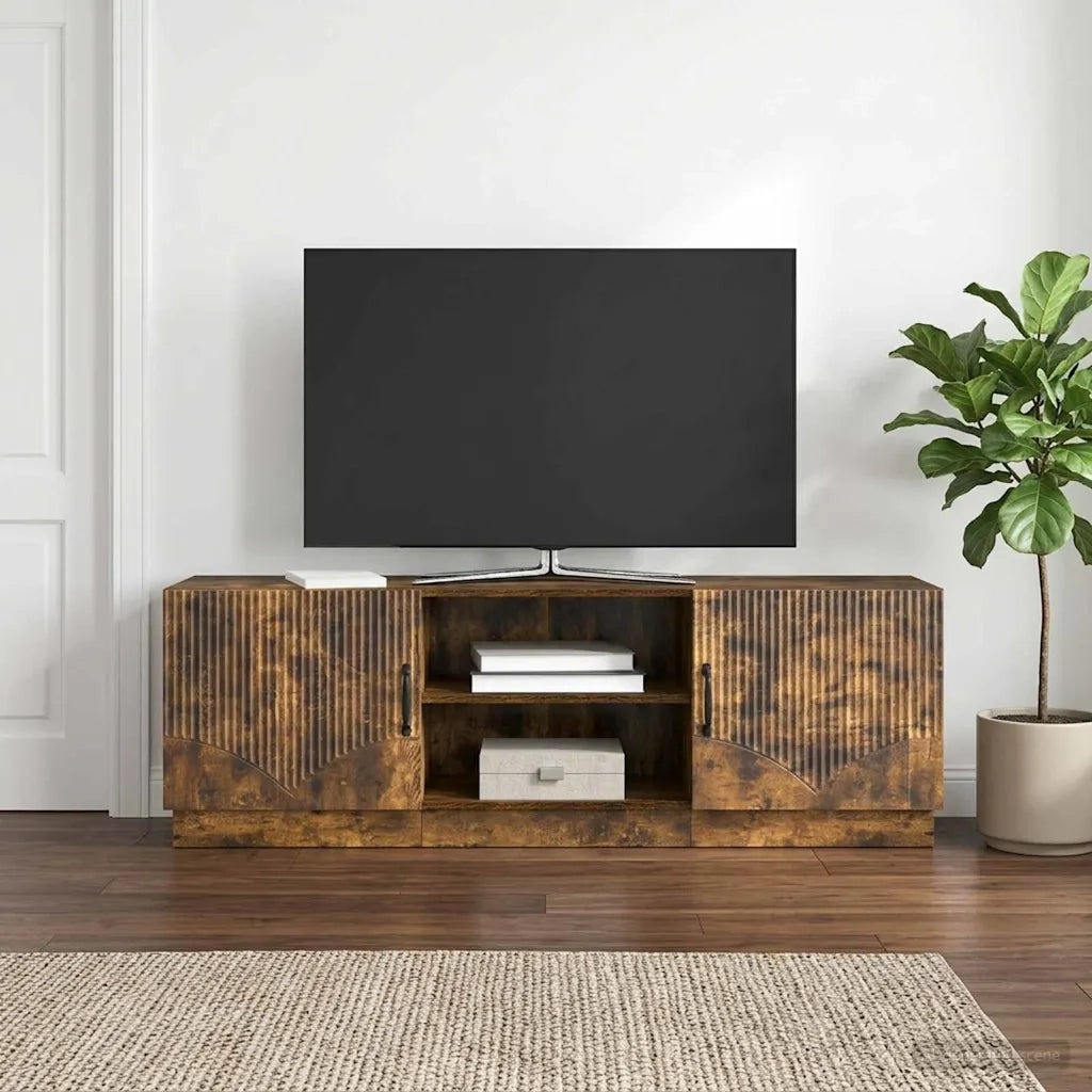 Mobile TV Rovere Fumo 150 x 31 x 47 cm Legno ingegnerizzato 895380