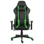 Sedia da Gaming | Sedia da e-sports Girevole Verde in PVC