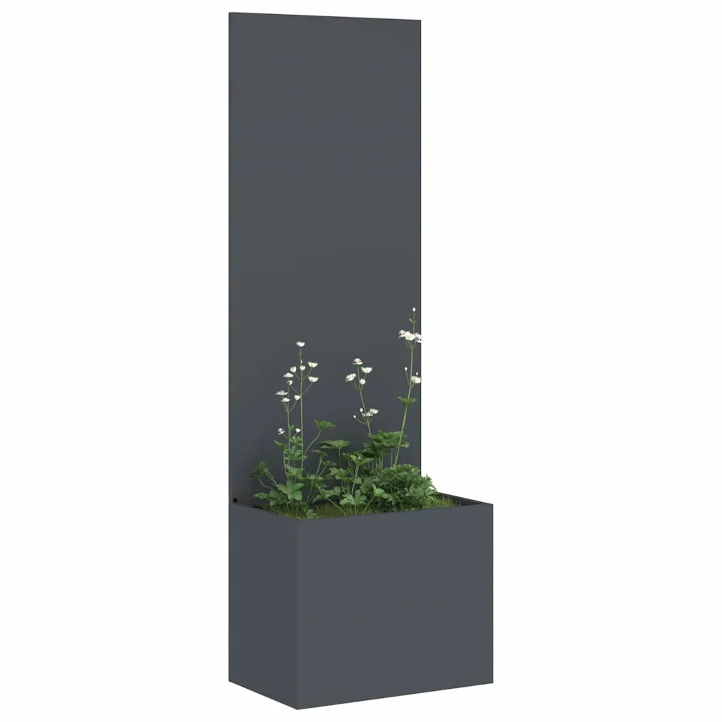 Schermo per privacy in giardino Traforo Antracite 50 x 150 cm 876443
