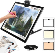 Blocco di luce ricaricabile - 3 modalità di colore e 6 livelli di illuminazione regolabili - scatola di luce senza fili con batteria da 2500 mAh - attacco e clip - accessori per diamante pittura - schilderia