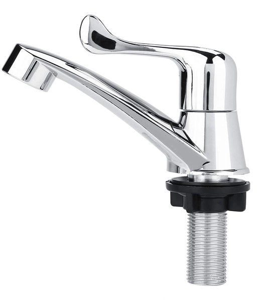Ensemble di rubinetti per lavabo - Disegno moderno - Argento - Ideale per cucina e bagno - Alta qualità