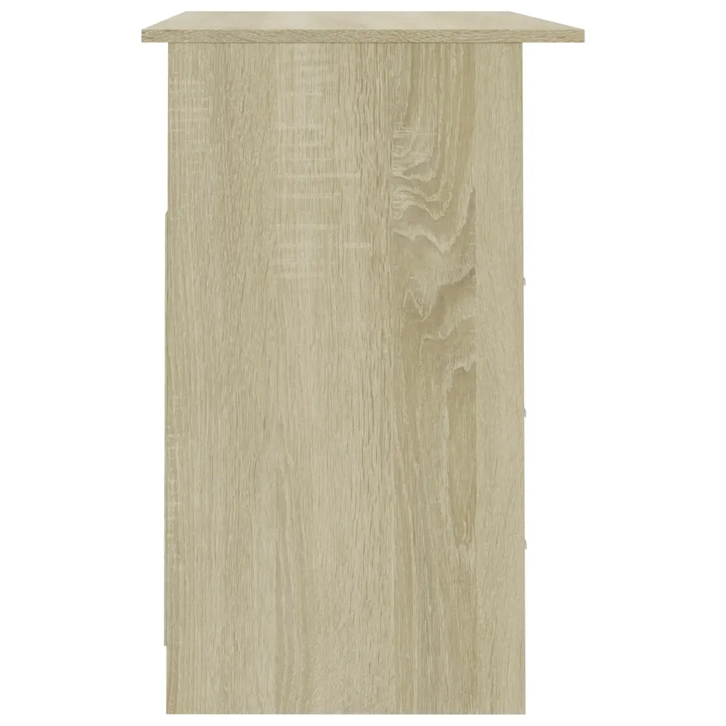 Scrivania Cassetti Rovere Sonoma 120x50x76 cm Legno Multistrato 800561