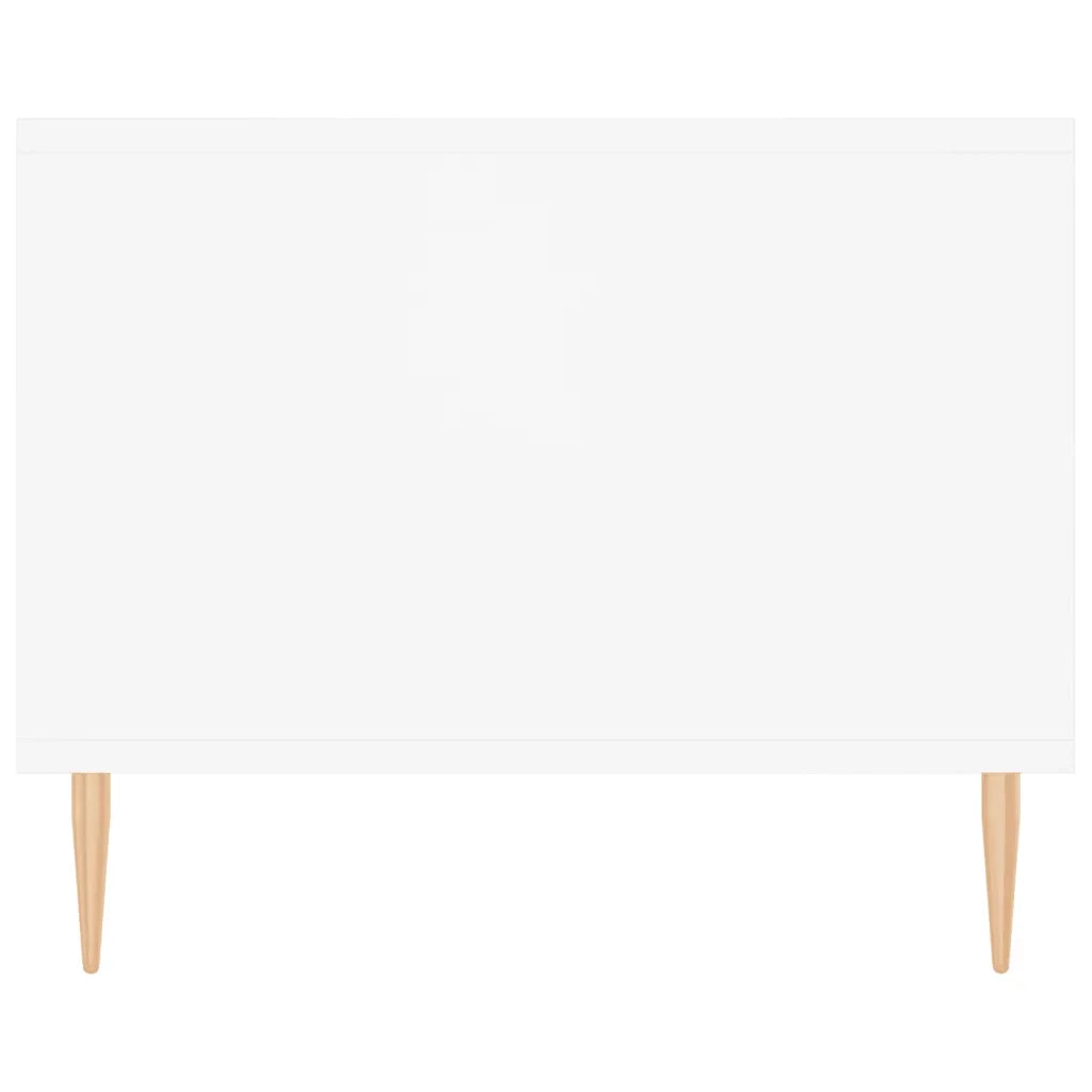 Tavolino da Salotto Bianco 102x50x40 cm in Legno Multistrato 829284