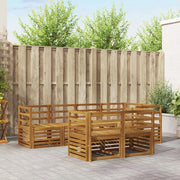 Set divano sezionale 7 pcs Naturale