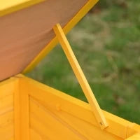 Cuccia Casetta per Animali Domestici in Legno di Abete 70 x 51.5 x 60cm