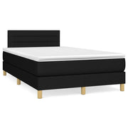 Giroletto a Molle con Materasso Nero 120x190 cm in Tessuto 3269781